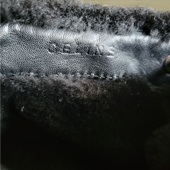 Black suede Celine boots - Picture 4 of 5